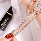 GEDI 2945 Fashion Casual Watch Hot Sale Women Elegant Luxury Diamonds Rhinestones Stainless Steel Waterproof Ladies Analog Quartz Wristwatch