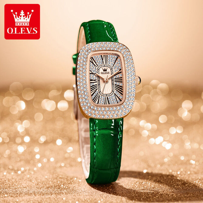 OLEVS women's watchquartz watch ins wind small green watch all stars lady watch 9940 women