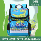 [Local Warehouse] New space bag schoolbag cartoon double shoulder children's boys and girls' wear-resistant and breathable Backpack school bag for boys 726 Star sky blue small