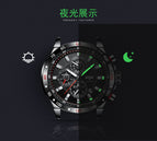 BOYZHE Tourbillon Mechanical Watch Men's Multi-function Sports Transparent Bottom Waterproof Luminous Mechanical Watch WL012
