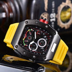 Men's watch 6-Pin Running Seconds Quartz Men's Watch European Barrel-Shaped Watch Multifunctional Watch 9791