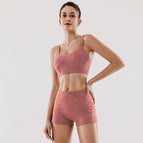 Women's sports suit running fitness sports bra quick drying shorts women's set y26b6789 / y26k6738
