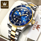 OLEVS Men Watches Luxury Quartz Wristwatches Calendar Luminous Hands Business Clock Male casual Fashion