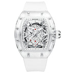 KIMSDUN NEW Brand Richard Waterproof Men's Watch Tonneau-shaped Miller Transparent Men's Quartz Watch K2015B