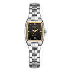 WLISTH Watch Fashion Couple Watch Square Steel Band Watch Men's Luminous Quartz Watch Women's Watch S966