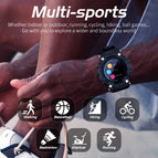 LOKMAT ATTACK Bluetooth Smart Watch Outdoor Sports Watch Pedometer Sleep Heart Rate Blood Pressure Blood Oxygen IOS