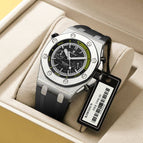 KIMSDUN men's watch fashion multi-functional silicone sports waterproof quartz business watch K-1223B