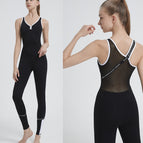 Yoga Jumpsuit Women's New Professional Temperament Slimming Dance Sports Fitness Yoga Running High-End Workout Clothes ENY109
