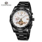 New Forsining Mechanical Watch Men's Fashion Casual Flywheel Toy Automatic Mechanical Watch SLZe260