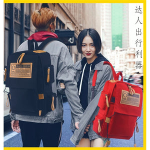 Fashion Korean junior high school student bag man and women canvas backpack new backpack