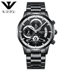 NIBOSI Men Watches Luxury Top Brand Men gold Watch Relogio Masculino Military Army Analog Quartz Wristwatch 2309