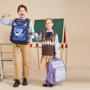 New Primary School Student Schoolbag Integrated Astronaut Bag Boys and Girls Burden Relief Spine Protection children Backpack