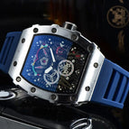 Men's watch Quartz Watch Barrel-Shaped Casual Waterproof Calendar Men's Watch in Stock 9791F