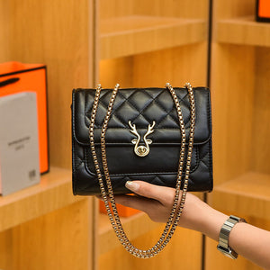 Lingge chain small bag female summer 2022 new trendy fashion messenger bag shoulder small square bag