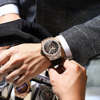 CHENXI men's fashion diamond watch men's trendy cool quartz calendar waterproof luminous watch CX-8250