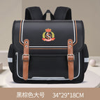 New primary school students horizontal schoolbag boys and girls refrigerator-style open door girls schoolbag large-capacity children's bag 5611