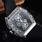 Watch for men New Sports Watch RM Barrel-Shaped Automatic Hollow Couple Men Luminous Watch 8009D