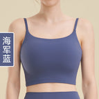Women Lycra Sports Vest Workout Top Outer Wear Camisole Women's Back Shaping sports Yoga running dancing Bra MZ06