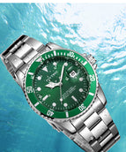PINTIME Watch Men's Steel Belt Quartz Watch New Business Watch Calendar Causal men watch PT6582