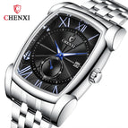 CHENXI Men's watch fashion square waterproof calendar quartz causal men's watch CX-8209