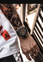 BAOGELA large dial quartz men's watch luminous multifunctional waterproof sports watch men S1606