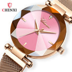 CHENXI Hot Sale Fashion women Watch Magnetic Mesh Strap Watch Quartz Watch Ladies Net Watch 309L