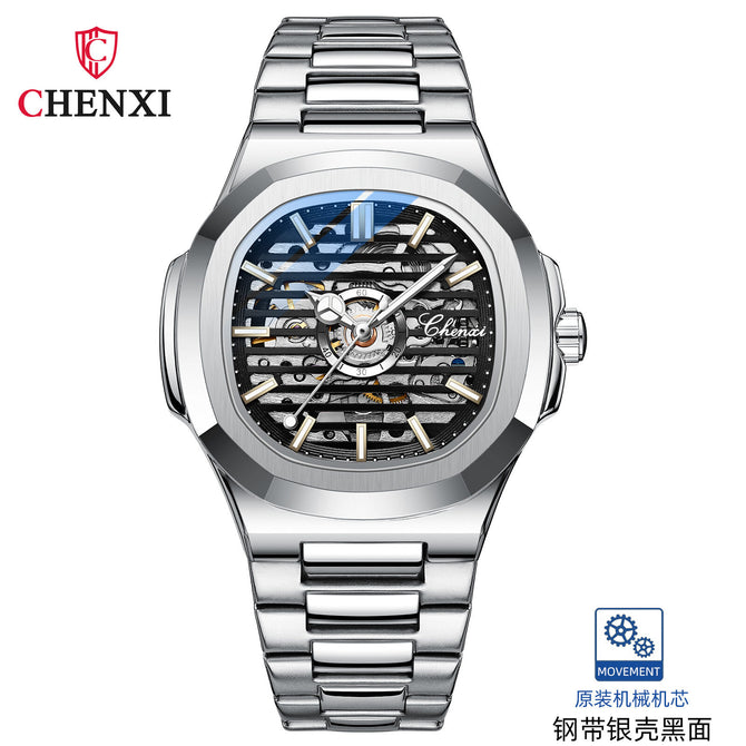 CHENXI fashion new automatic mechanical watch high-end watch men's waterproof luminous watch CX-8822