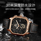 Men's Quartz Watch Square High-end Watch Men's Luminous Waterproof Men's Quartz Watch A8236G