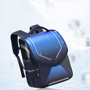 New Children's Flip School Bag Primary School Students 6-12 Years Old student Backpack Boys Girls 3D Space Backpack Waterproof Wear-resistant Ridge Protection Large-capacity Bag
