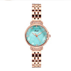 GEDI Women's watch ladies luxury crown steel strap watch fashion small dial waterproof quartz watch 13028