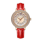 Watch women Ling-shaped cut glass gypsophila female watch simple fashion gift rose gold diamond watch SL5801