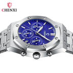 CHENXI men's watch Multi-functional Sports Watch Men's Steel strap Waterproof Quartz quartz Watch CX-948