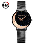 Hannah Martin 2021 new women's watches stars and moons fashionable and waterproof women's watch Starry lady Watch HM-1334-2