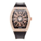 Prance Man Star Watch Men's Wine Bucket Full of Diamonds Richard Fashion Brand Calendar Men's Watch Fashion