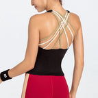 Women's Sports Vest quick drying breathable running dancing yoga Top Y26s6792