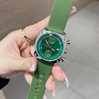 TT new Korean version ins square watch rubber strap calendar large dial female watch trendy fashion watch female temperament 77010