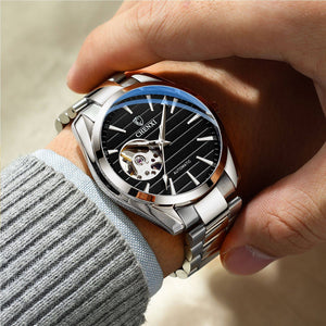 CHENXI Business Men's Douyin hot sale Waterproof Luminous Watch Men's Mechanical Automatic Hollow Watch cx-8806