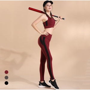Women's sportswear Sports Bra yoga Pants quick drying breathable running dancing sets B222 & K32