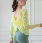 2021 Women's T-Shirt Long Sleeve Loose Quick Drying fitness running yoga sports top