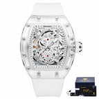 KIMSDUN 2105 Brand Transparent Men's Mechanical Watch Luxury Sports RM Style Automatic Hollow Fashion Men's Watche