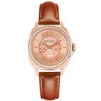 Guou watch women's square style 2022 new temperament Rhinestone light luxury style wristwatch women's Watch