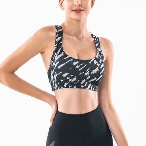 Women's sports Bra quick drying gathering running dancing fitness yoga vest sports vest y26b0229