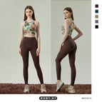 Lulu Yoga Suit Women's Sports High Waist Hip-Shaping Running Fitness Pilates Summer women sports set 723+178