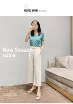 Moccasins 2022 new beanie shoes low heel drill buckle square toe single shoes women's flat 888-25