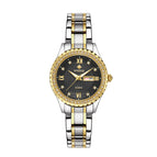 WWOOR 8856 Couple Watch Waterproof Luminous Watch Butterfly Snap Button Steel Strap Watch Strap Men's Diamond Gold Watch