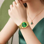 BESTWIN Watch Women's TikTok Women's Watch Hot Sale Waterproof Green Submariner High-End Women's Watch