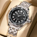 KIMSDUN Famous Watch Haima Series High-End Watch Luminous Waterproof Sports Watch Men's Automatic Mechanical Watch K-1808A Steel