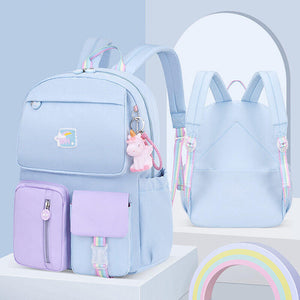School Bag Rainbow Preschool Backpack Waterproof School Backpack Small Child Book Bag for Teenage Girls Gift