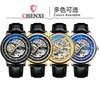 Chenxi's new business luminous waterproof watch men's hollow automatic mechanical watch CX-8843