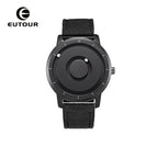 EUOUR E024 Innovative Trend Student Steel Ball Net Red Metal Men Women Fashion Sports Quartz Watch Blue Steel male Watch Tiktok